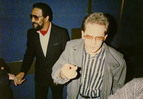 Sonny Rollins, filmmaker Robert Mugge