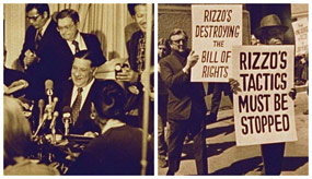 Scenes from the 1978 movie “Amateur Night at City Hall: The Story of Frank L. Rizzo.”
