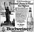 Personal Liberty Budweiser Ad 1914