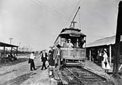 Streetcar at Ballast Point 1910