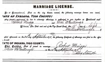 Mugge McCullough wedding license