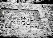 Augusts Name Engraved at Fortress