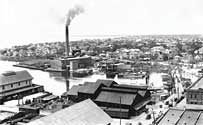 Shot SW from Bay View roof 1913